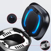 Car Ashtray Cigarette Smoking Cup Ash Holder With LED Light for Car Silver