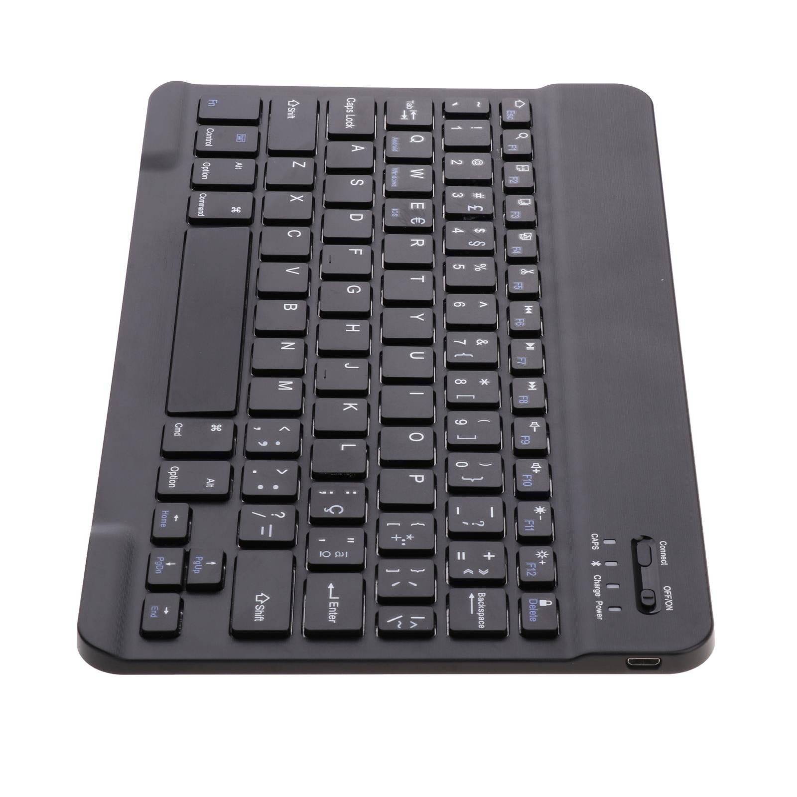 Universal Bluetooth Keyboard with Mouse 78Keys Portuguese for Smartphone