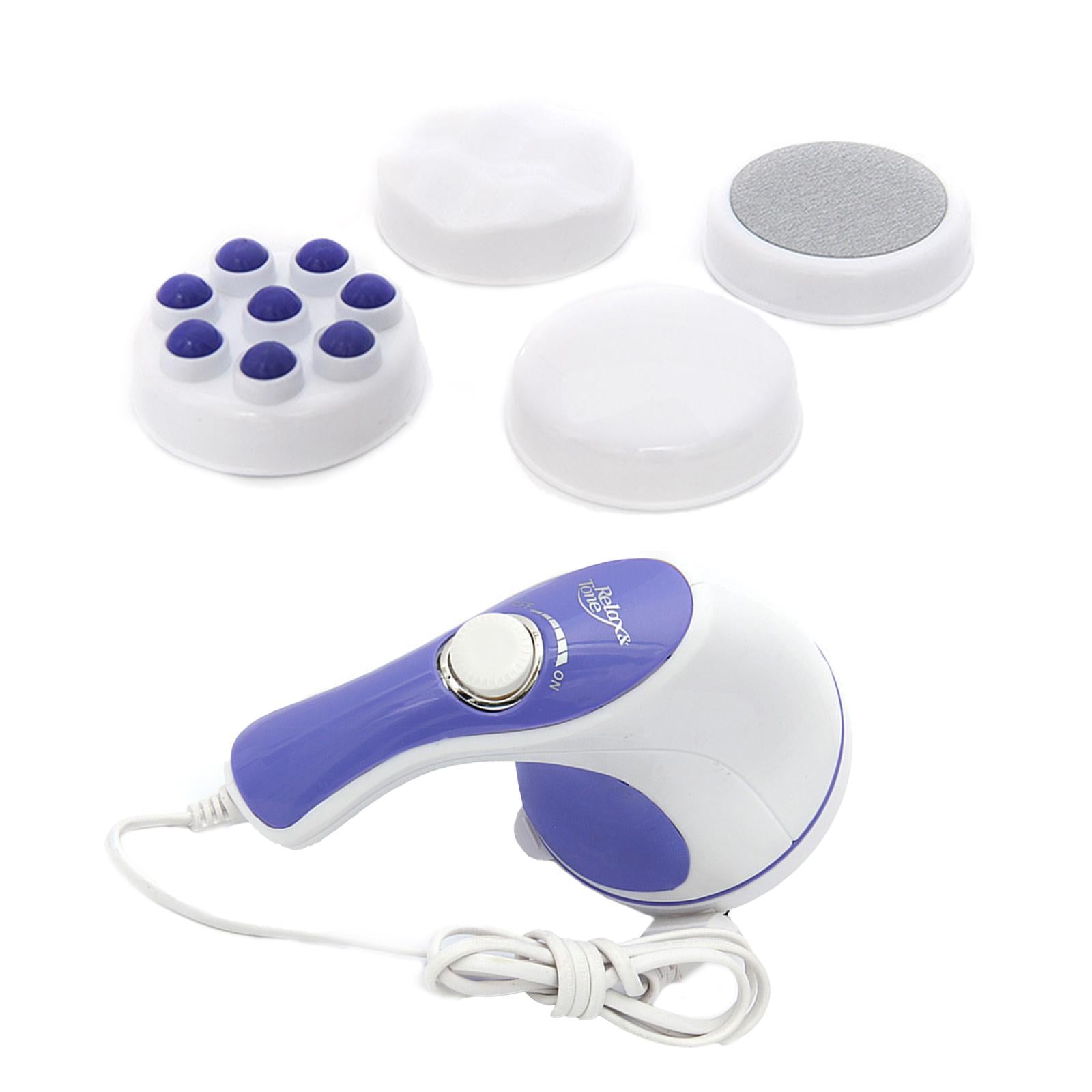 5 Headers Spin Body Massager Relax Spin Tone Slimming Lose Weight Fat Remove