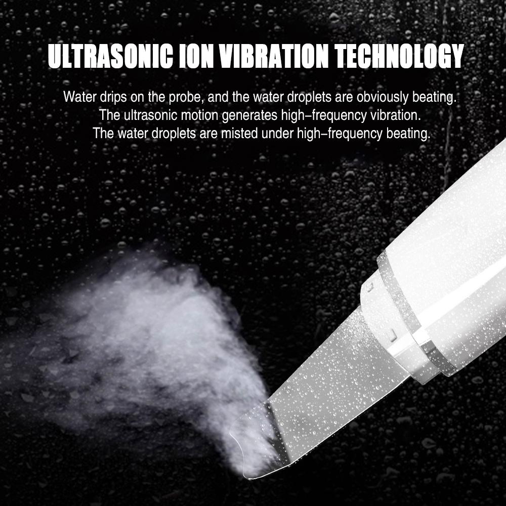 Ion Ultrasonic Skin Scrubber Exfoliator Face Spatula Deep Cleaner Peeling .