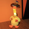 Plush Toy Dancing Duck Record and Speaking Toy Swing Doll A Chinese USB