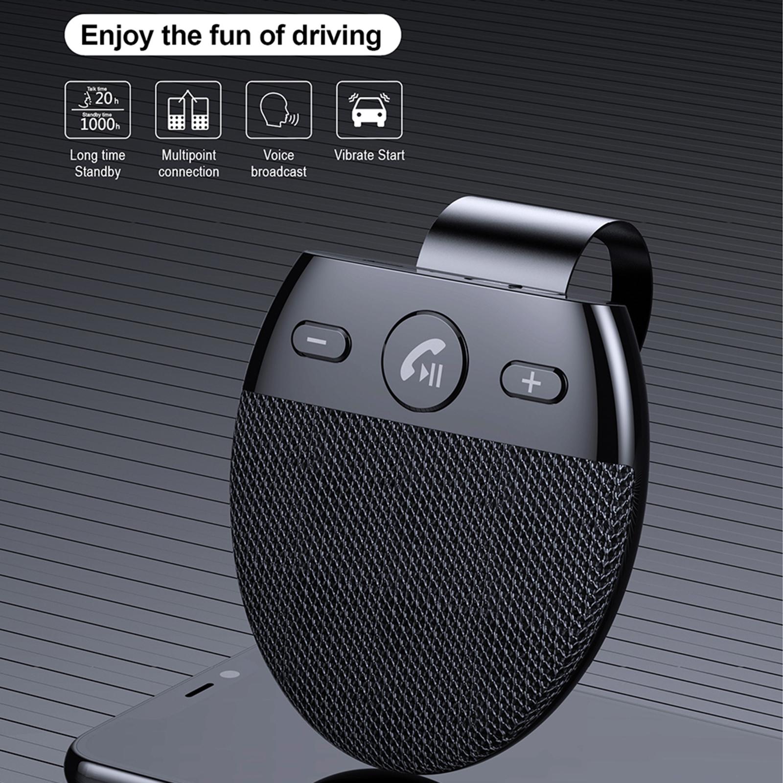 Bluetooth Car Speaker Wireless Receiver Clear Sound for Handsfree Calling