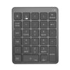 Wireless Bluetooth Number Pad Numeric Keypad 28 Key Digita Keyboard for PC