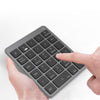 Wireless Bluetooth Number Pad Numeric Keypad 28 Key Digita Keyboard for PC