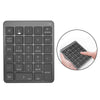 Wireless Bluetooth Number Pad Numeric Keypad 28 Key Digita Keyboard for PC