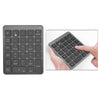 Wireless Bluetooth Number Pad Numeric Keypad 28 Key Digita Keyboard for PC