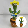 Funny Potted Dancing Cactus Plush Toy Swing Home Tabletop Decor Party Favors Hawaii 120 Songs