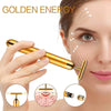 24k Gold Face Lift Bar Roller Vibration Slimming Massager Facial Stick Facial Beauty Skin Care T Shaped Vibrating Tool