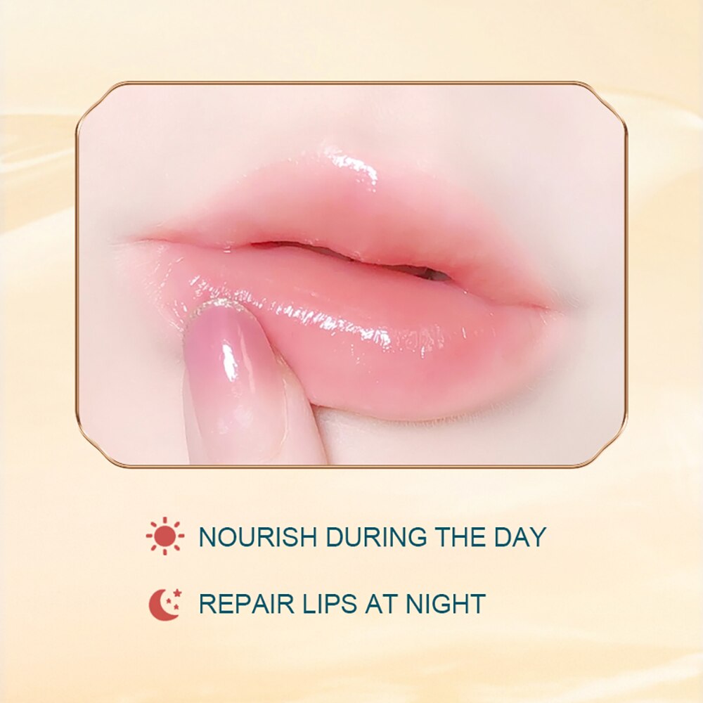 3 Pcs Gold Moisture Lip Balm Long Lasting Moisturizing Temperature Change Lipstick Anti Aging Repair Lips Mask OCHEAL Makeup