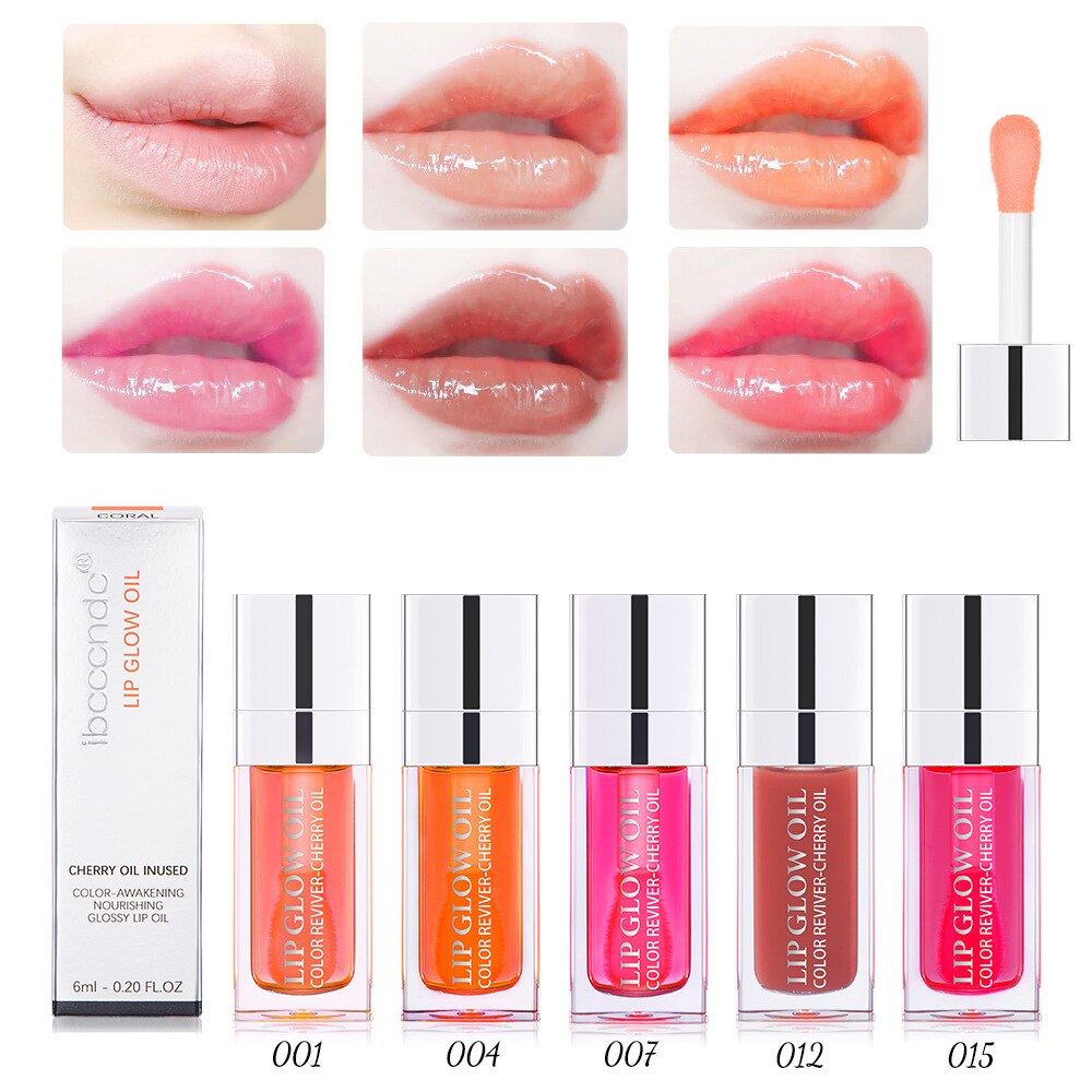 Crystal Jelly Moisturizing Lip Gloss Plumping Sexy Lip Glow Oil Volumising Nourishing Brighten Plumper Fashion Lipstick Makeup