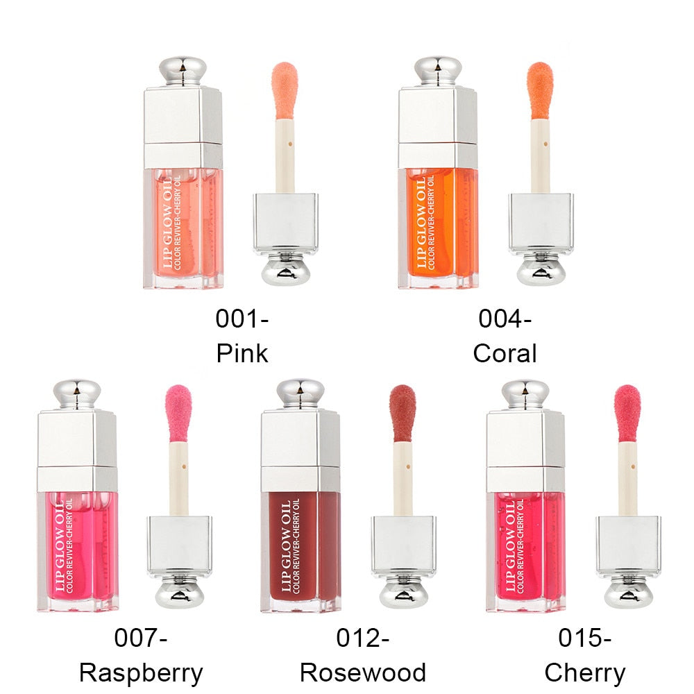 Crystal Jelly Moisturizing Lip Gloss Plumping Sexy Lip Glow Oil Volumising Nourishing Brighten Plumper Fashion Lipstick Makeup